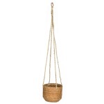 Garden Trading Závěsný jutový obal na květináč Jute Tapered Pot, přírodní barva, proutí