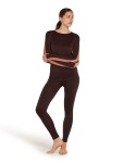 ICEBREAKER Wmns ZoneKnit 260 LS Crewe, Bittersweet/Cedar Wood/Cb (vzorek) velikost: S