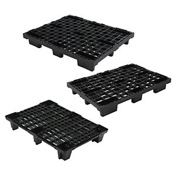 Plastové palety 1200 x 800 x 155 mm, zatížení 1500kg, hmotnost 5,6kg | RAJA