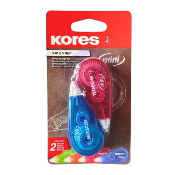 Kores MINI Roller 4,2 mm x 3 m , mix barev 2 ks