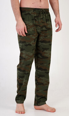 Pánské pyžamové kalhoty Army khaki