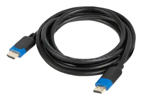 Lanberg CA-HDMI-30CC-0018-BK černá / Kabel HDMI / 1.8 m / HDMI 2.1 / 48 Gbit/s / 8K 240Hz (CA-HDMI-30CC-0018-BK)