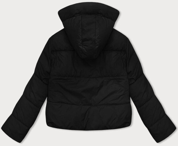 Černá krátká dámská zimní péřová bunda J Style (16M9188-392) odstíny černé XL (42)