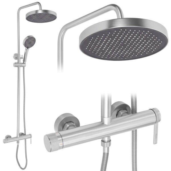 REA - Sprchový set Grace Brush Nickel REA-P4400