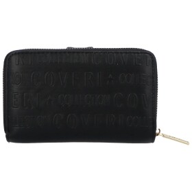 Trendová dámská koženková peněženka Dona, černá