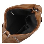 Stylová dámská crossbody kabelka Ola, hnědá