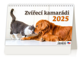 Stolní kalendář 2025 Zvířecí kamarádi