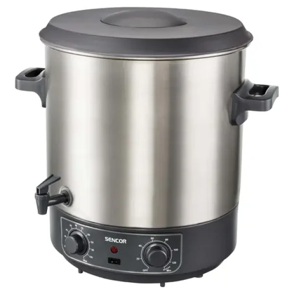SENCOR SPP 2200SS stříbrná / Zavařovací hrnec / 27 L / 1800W (8590669271726)