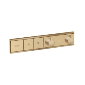 HANSGROHE - RainSelect Baterie pod omítku pro 2 spotřebiče, kartáčovaný bronz 15380140