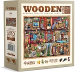 WOODEN CITY Dřevěné puzzle Muzejní police
