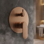 REA - Podomítková sprchová sada Drop Brush Copper + BOX REA-P9660