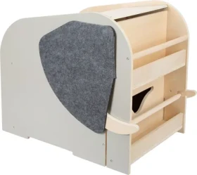 Small Foot Box na hračky se sedadlem a kolečky slon "Wildlife" / od 12 měsíců (LE12423)
