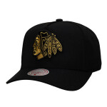 Mitchell & Ness Pánská kšiltovka Chicago Blackhawks NHL Black and Gold Pro Snapback