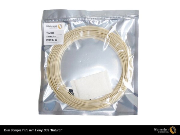 VZOREK 15 metrů - VINYL 303 filament natural 1,75 mm Fillamentum