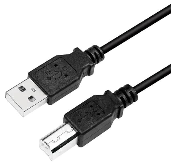 LogiLink CU0007B černá / Propojovací kabel / USB 2.0 / USB-A - USB-B / 2 m (CU0007B)