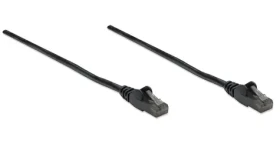 Intellinet černá / Patch kabel / Cat6 U/UTP / RJ45-RJ45 / 10 m (343794)