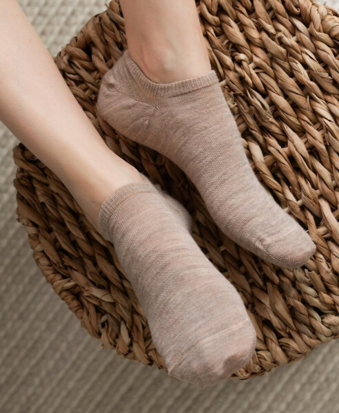 Dámské ponožky Steven art.130 Natural Merino Wool 35-40 kaštanové 38-40