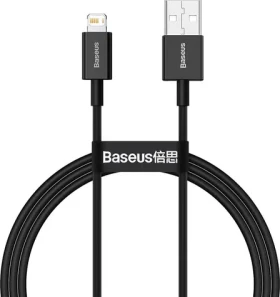 Baseus CALYS-A01 Kabel USB-A (M) - Lightning (M) 1 m černá (CALYS-A01)