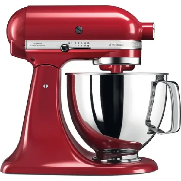 KitchenAid 5KSM125 královská červená / Kuchyňský robot Artisan / 300 W / 4,8L / 10 rychlostí (5KSM125EER)