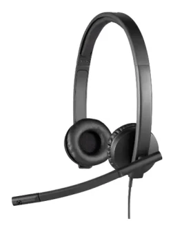 Logitech H570e černá /sluchátka s mikrofonem / USB-A / kabel 1.9 m / pro MS Teams (981-001426)
