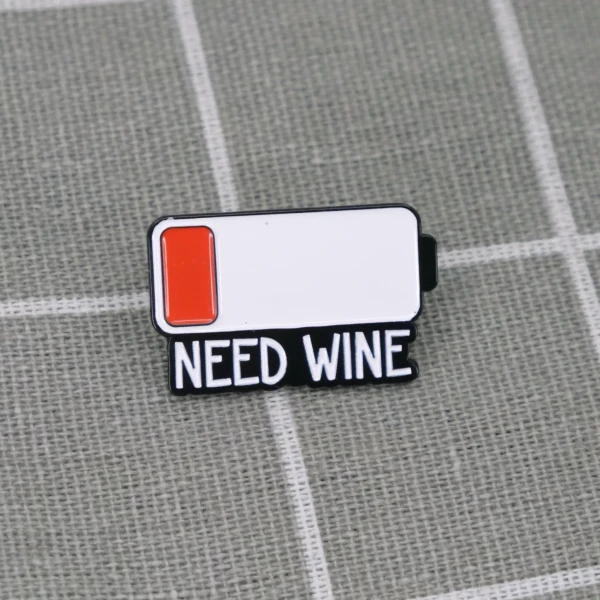 Pinarna.cz Nízký stav baterie - Need wine / Potřebuji víno