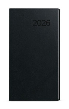 Týdenní diář 2026 Jakub Vivella kapesní černá