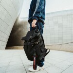 Černý rolltop batoh Topgal EZRA X 26059