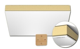 RGB světlo do sauny s bezdrátovým ovládáním na stěnu CFSFL202L