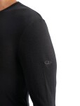 Pánské merino triko dlouhý rukáv ICEBREAKER Mens 175 Everyday LS Crewe, Black velikost: S