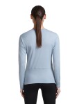 ICEBREAKER Wmns 200 MerinoFine Ace LS Crewe, Zinc Blue (vzorek) velikost: S