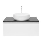 Koupelnová skříňka s krycí deskou SAT B-WAY 79x30x45 cm bílá lesk BWAY80WTKUB BWAY80WTKUB