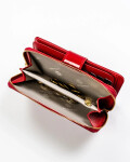 Módní dámská kožená peněženka Peterson Danyla, červená