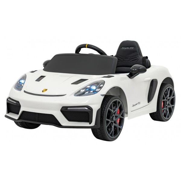 Mamido Elektrické autíčko Porsche Spyder RS 718 lakované bílé
