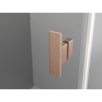 MEXEN/S - Mist-B sprchový kout dveře křídlové 100 x 75, transparent, měď kartáčovaná 8A2T-100-075-65-00