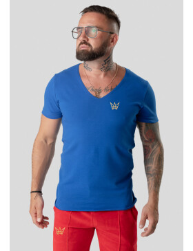 TRES AMIGOS WEAR tričko oficiálním výstřihem modrá