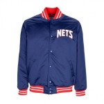 Mitchell Ness NBA Heavyweight Satin Jacket New Jersey Nets OJBF3413-NJNYYPPPNAVY pánské