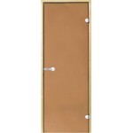 Dveře do sauny HARVIA 8x21, bronzové, 790x2090 mm, borovice CD82101ML