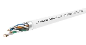 Lanview Cat6a F-UTP instalační kabel 305 m bílý / Síťový kabel / LSZH / AWG23 (LVN122164)