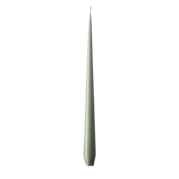 Ester & erik Svíčka Taper 32 cm – 70 Green Soil Set 2 ks, zelená barva, vosk
