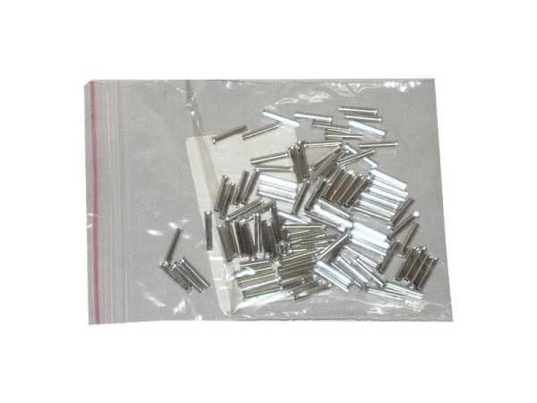 Dutinka pro kabel 1mm2 celokovová, 100ks
