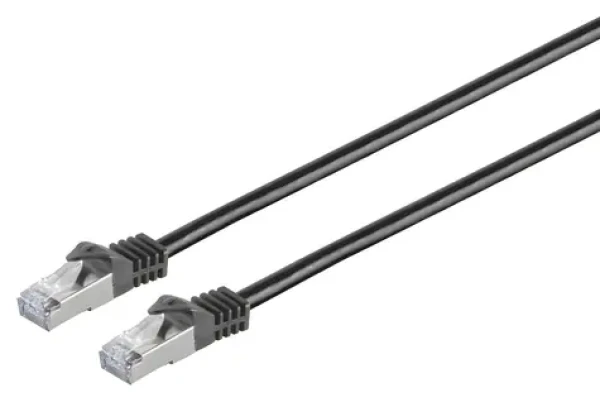 MicroConnect CAT7 S/FTP černá / Síťový kabel / 15 m / RJ-45 (SFTP715S)