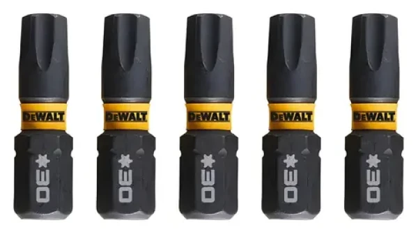 DeWalt Extreme Torx / Sada bitů / T30 / 25 mm / 5 ks (DT7384T)