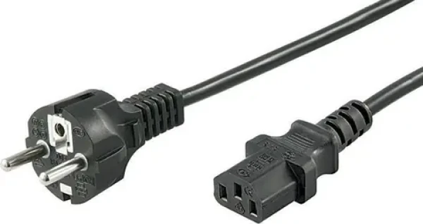 MicroConnect Síťový napájecí kabel Schuko - C13 1m černá (PE020410)