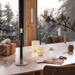 Räder Porcelánový svícen Shooting Star, bílá barva, porcelán