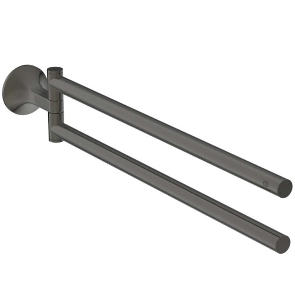 IDEAL STANDARD - La Dolce Vita Dvojitý držák ručníků, Magnetic Grey T5505A5