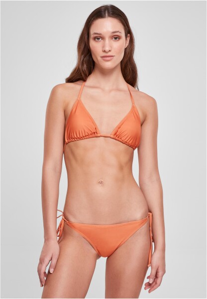 Dámské recyklované trojúhelníkové bikiny vintageorange