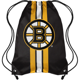 FOCO Vak Boston Bruins NHL Team Stripe Drawstring Backpack