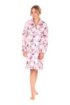 Dámský župan Toya se zipem pink - Vestis L