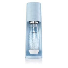 SodaStream Terra Blue výrobník sody, mechanický, 1l láhev SodaStream Fuse, bombička s CO2, modrý