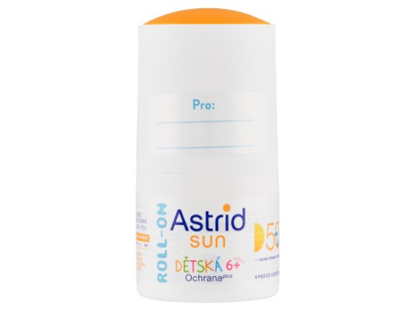 Astrid Sun Dětské mléko na opalování roll-on SPF 50+ 50 ml